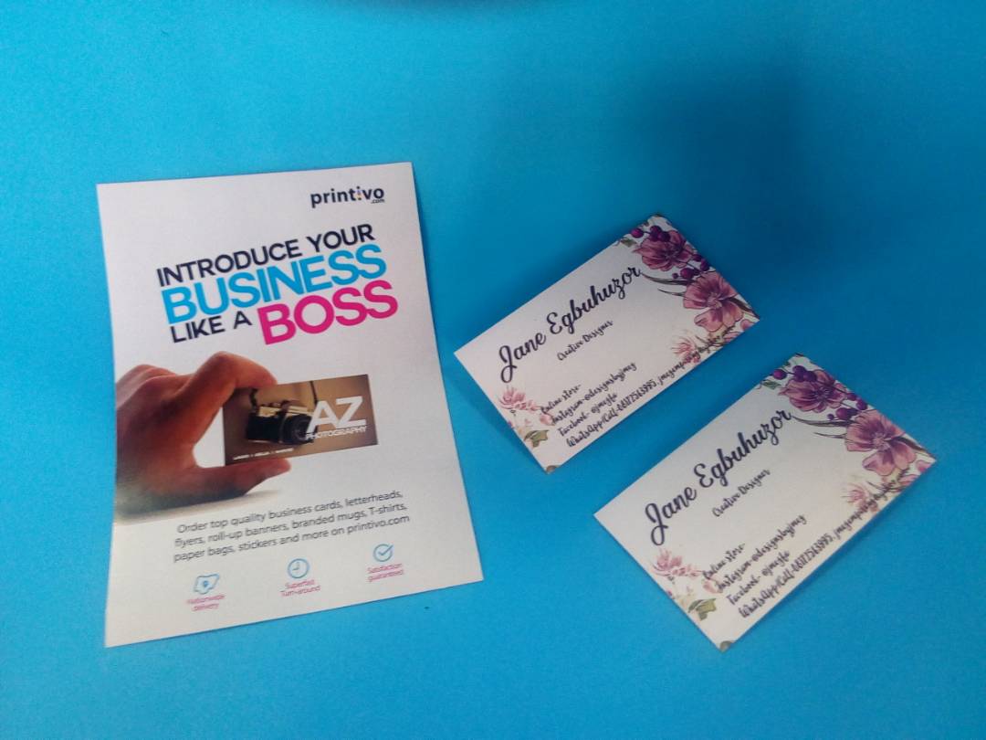 Business Cards and Flyer