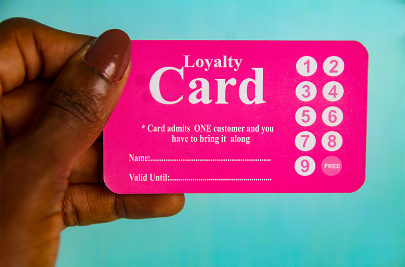 Image of a loyalty card
