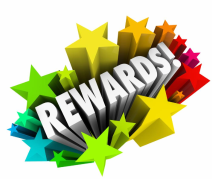 Image of a reward text