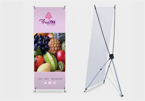 Image showing an X-banners-Large format print