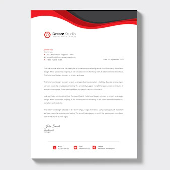 Branded letter